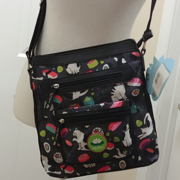 lily bloom luggage sushi cat